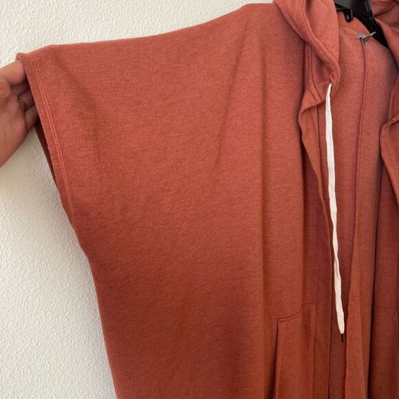 Aerie Hoodie Open Front Sweater Short sleeve Size M/L - Picture 5 of 8